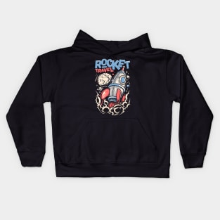 Rocket Travel Kids Hoodie